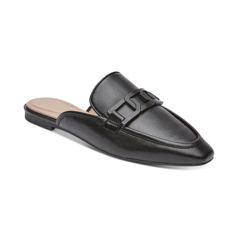 Rockport Women's Total Motion Laylani Slide Loafer Flats - Black Size 7.5